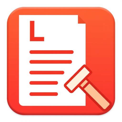 Icona di un documento legale